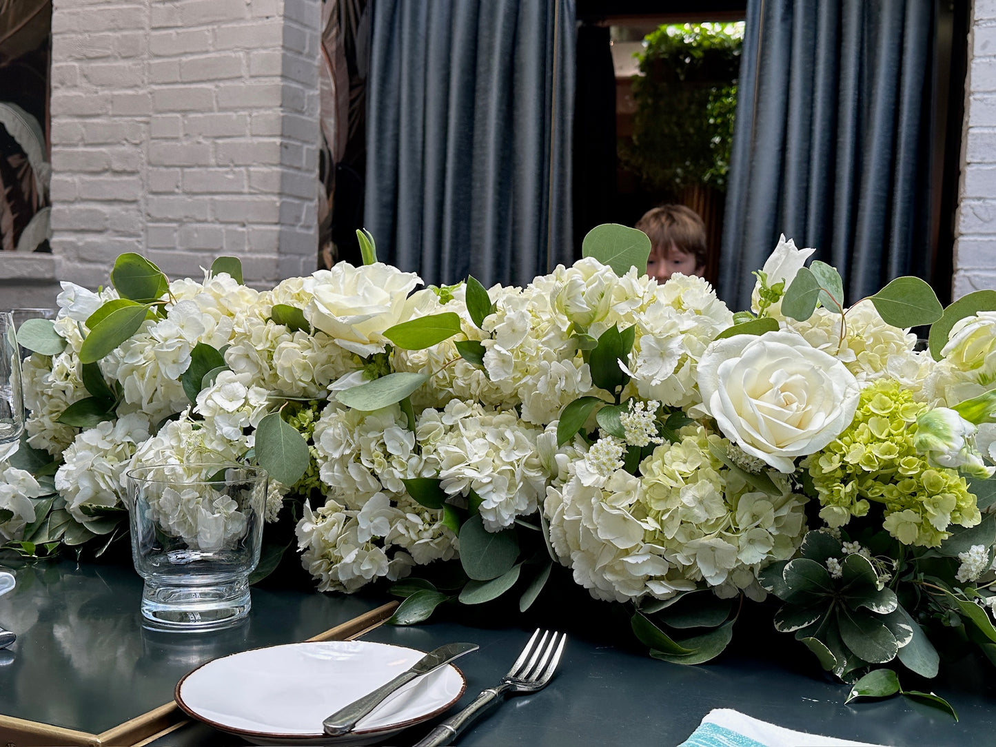 Banquet and King's Low to Table Arrangement